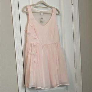 Disney Light Pink Floral Mini Dress